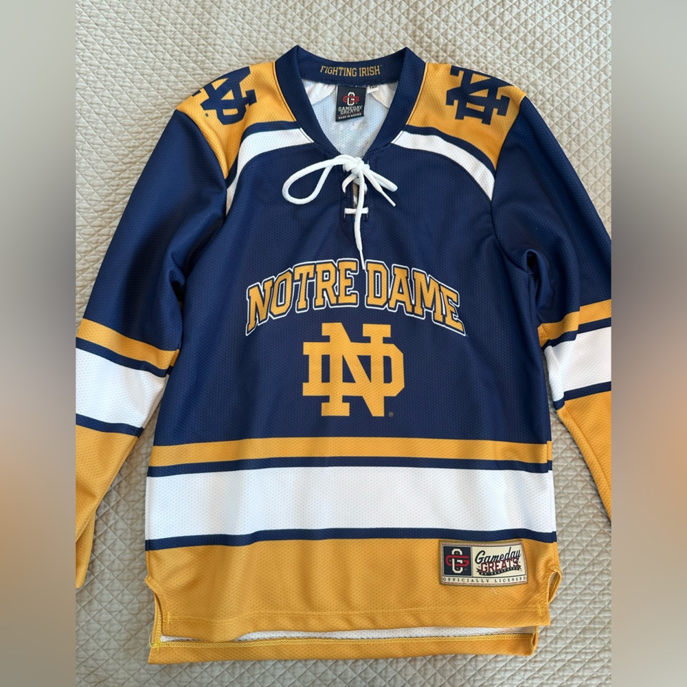 Notre Dame Hockey Jersey Kids